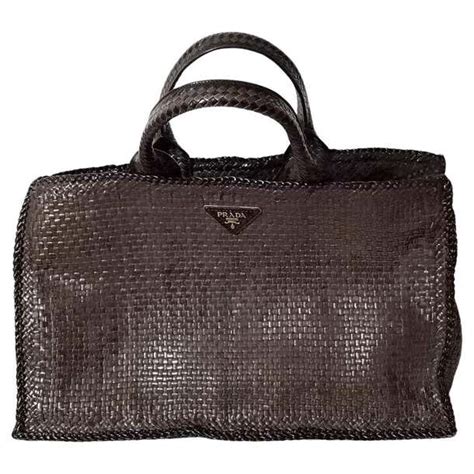 prada madras pyramid pelle goffrata|Prada Madras bag in brown leather For Sale at 1stDibs.